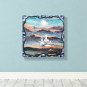 未来都市 キャンバスプリント (インサイチュ (ウッドフロア))