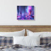 未来都市 キャンバスプリント (インサイチュ (寝室))