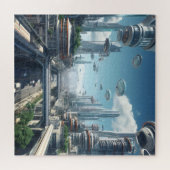 未来都市 ジグソーパズル (横)