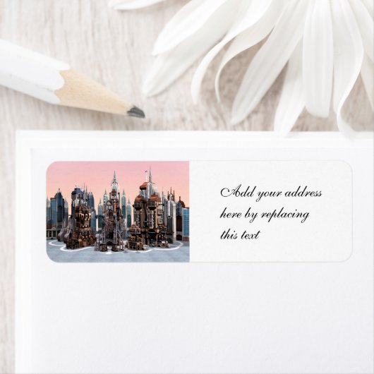 未来都市 ラベル (インサイチュ)