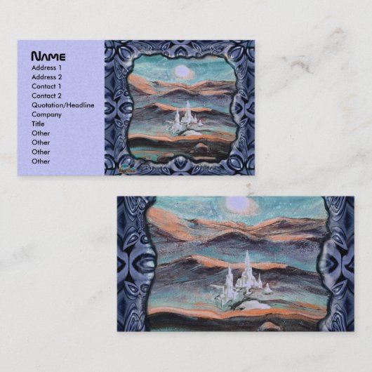 未来都市 名刺 (正面/裏面)