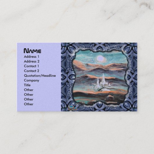 未来都市 名刺 (正面)