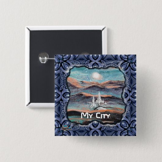 未来都市 缶バッジ (正面&裏面)