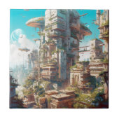 未来都市SFアート タイル (正面)