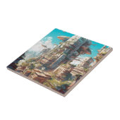 未来都市SFアート タイル (側面)