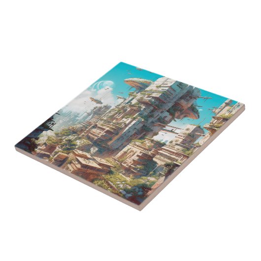 未来都市SFアート タイル (側面)