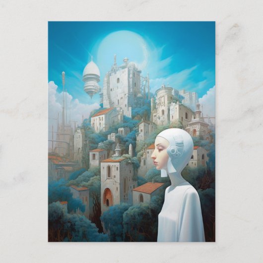 未来都市SFアート ポストカード (正面)