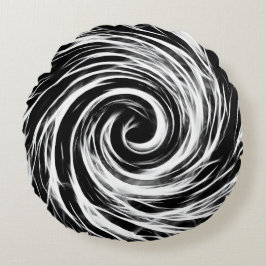 未来-ブラシをかけられたポリエステル円形の装飾用クッション(16") ラウンドクッション