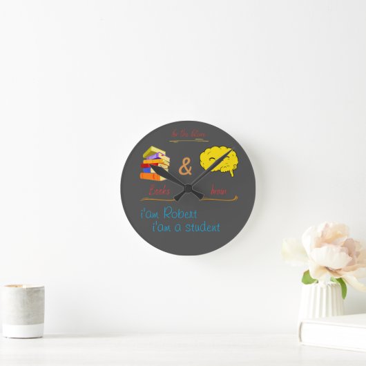 未来 ラウンド壁時計 (ホーム)