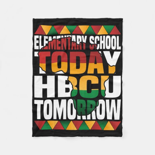 未来Hbcu大学小学校Hbcu T フリースブランケット (正面)