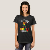 未来HBCU大学院生Afro Black Boy College G Tシャツ (正面フル)