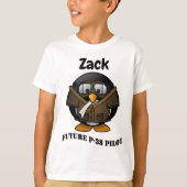 未来P-38パイロット Tシャツ (正面)