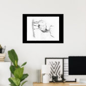 未決定の～エルクポスター ポスター (ホームオフィス)