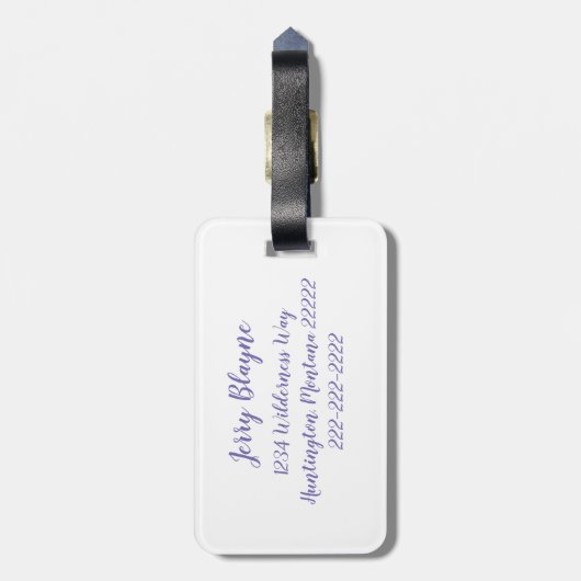 未決定 ラゲッジタグ (裏面縦)