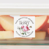 未濾過の生ハニーピンクローズラベル ラベル (貼付)