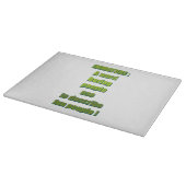 未熟でおもしろいな文字 カッティングボード (角)