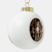 未熟な赤尾タカ セラミックボールオーナメント (左)