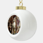 未熟な赤尾タカ セラミックボールオーナメント (右)