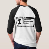 未熟のための評価されるI Tシャツ (裏面)