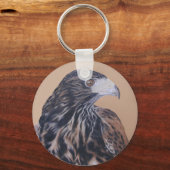 未熟ハリスホーク キーホルダー (正面)