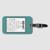 未熟児のベビーカーのラベル ラゲッジタグ (正面横)