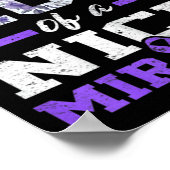 未熟期認識度誇りを持ったプレイミー母ニチュワリ ポスター (角)