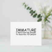 未熟 ポストカード (スタンド正面)