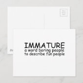 未熟 ポストカード (正面/裏面)