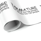 未熟 ラッピングペーパー (ロールコーナー)