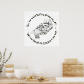 未生のベビー与え:私は自分の生与え活によって選択する ポスター (キッチン)