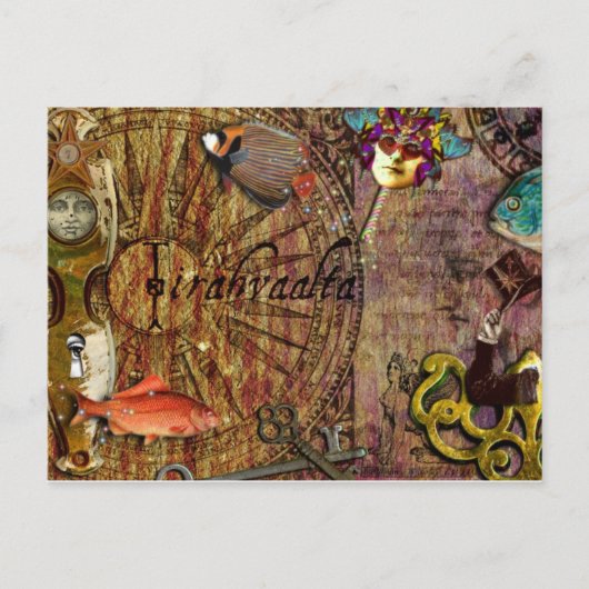 未発見の国 – Tirahvaaltaポストカード ポストカード (正面)