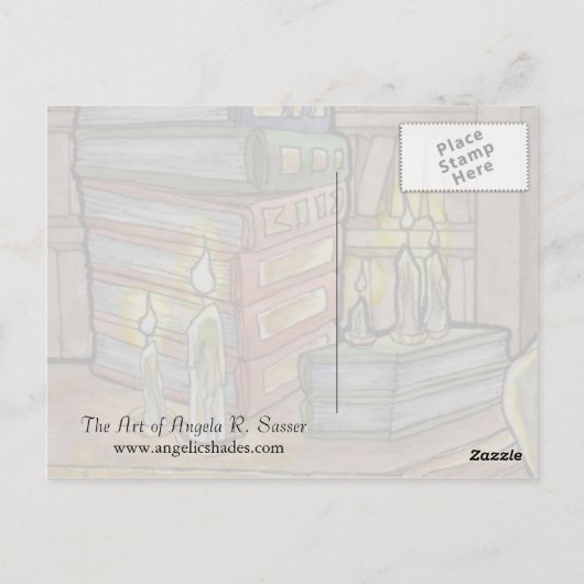 未発見はがきの使用 ポストカード (裏面)