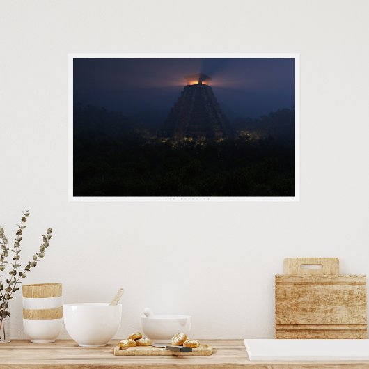 未発見（夜） ポスター (キッチン)