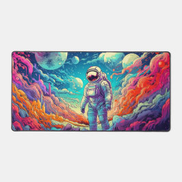 未知のイラストレーションに デスクマット