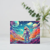 未知のイラストレーションに ポストカード (スタンド正面)