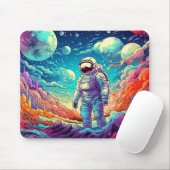 未知のイラストレーションに マウスパッド (マウス)