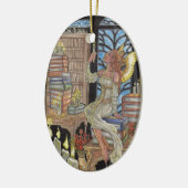 未知のオーナメントのムーサ セラミックオーナメント (左)