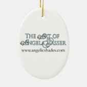 未知のオーナメントのムーサ セラミックオーナメント (裏面)