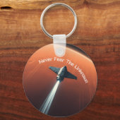 未知の世界を恐れない キーホルダー (正面)