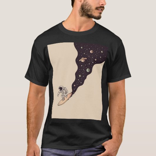未知の世界を探検せよ Tシャツ (正面)