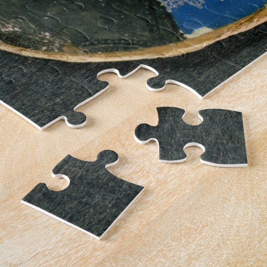 未知の人のポートレート ジグソーパズル (側面)