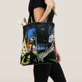 未知の侵入者のヴィンテージ漫画 トートバッグ (クローズアップ)