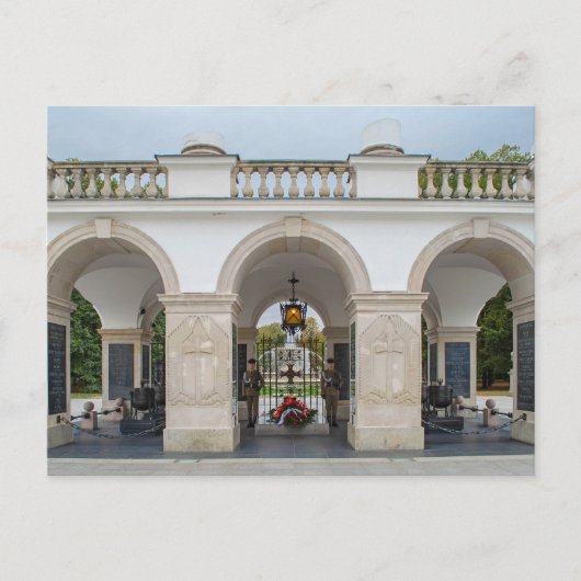 未知の兵士ワルシャワの墓 ポストカード (正面)