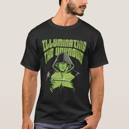未知の化学の学生科学を照らす Tシャツ (正面)