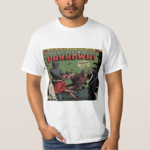 未知の喜劇的なカバー#20への冒険 Tシャツ