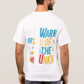 未知の基本Tシャツの戦士👕✅ Tシャツ (裏面)
