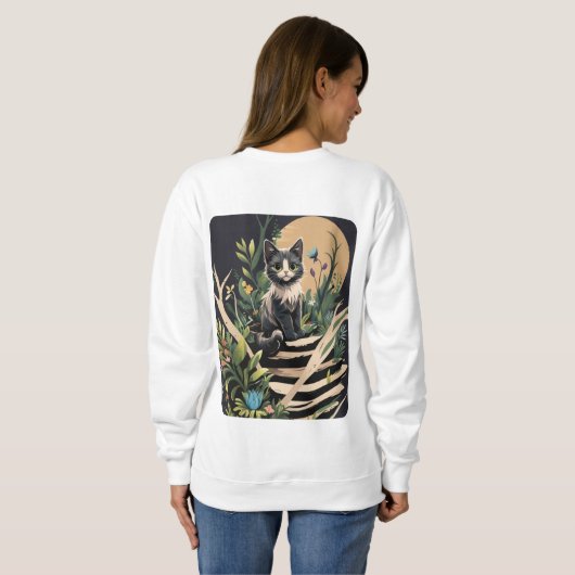 未知の場所 スウェットシャツ (裏面フル)