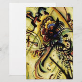 『未知の声へ』カンディンスキー作 便箋 (正面/裏面)