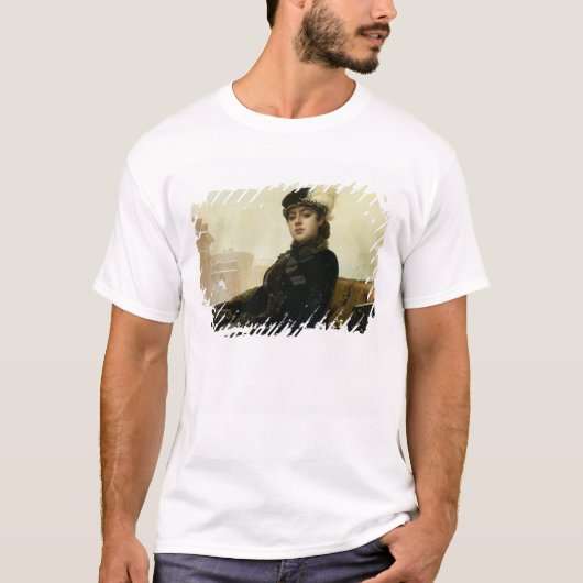 未知の女性のポートレート、1883年 Tシャツ (正面)