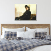 未知の女性のポートレート, 1883 キャンバスプリント (インサイチュ (寝室))